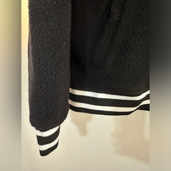 Philadelphia Eagles Adult M Fleece Black NFL Lined Zip Pocket Graphic super warm - Picture 7 of 9